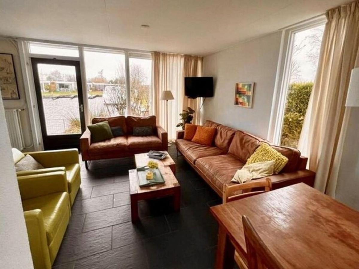 Waterfront Holiday Home With Jetty Boornzwaag over de Wielen 外观 照片